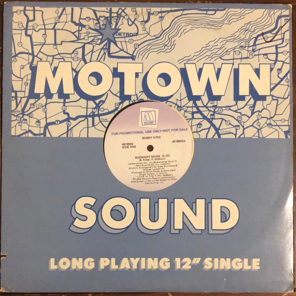 Bobby King 12" 45 Vinyl Record '84